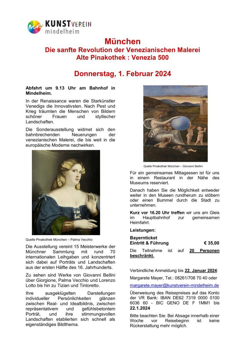München Alte Pinakothe Venezia 500_Febr 2024